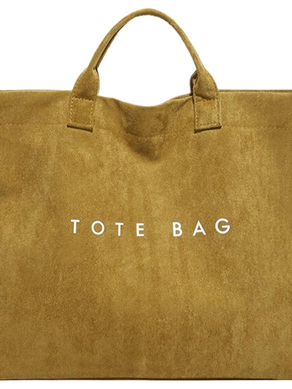 Suede Bag for Women, Large Solid Faux Suede Tote Bag Trendy Vintage Top Handle H